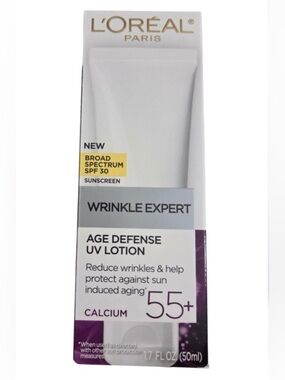 L’Oréal 💜  Wrinkle Expert Age Defense UV Lotion SPF 30